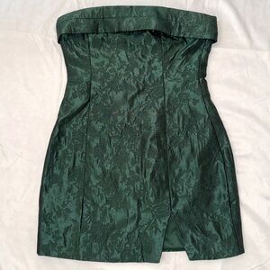Altar’d State Green Strapless Dress - Size XS